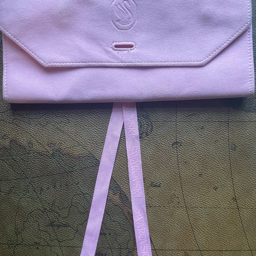 Swarovski Blush Pink Envelope Clutch